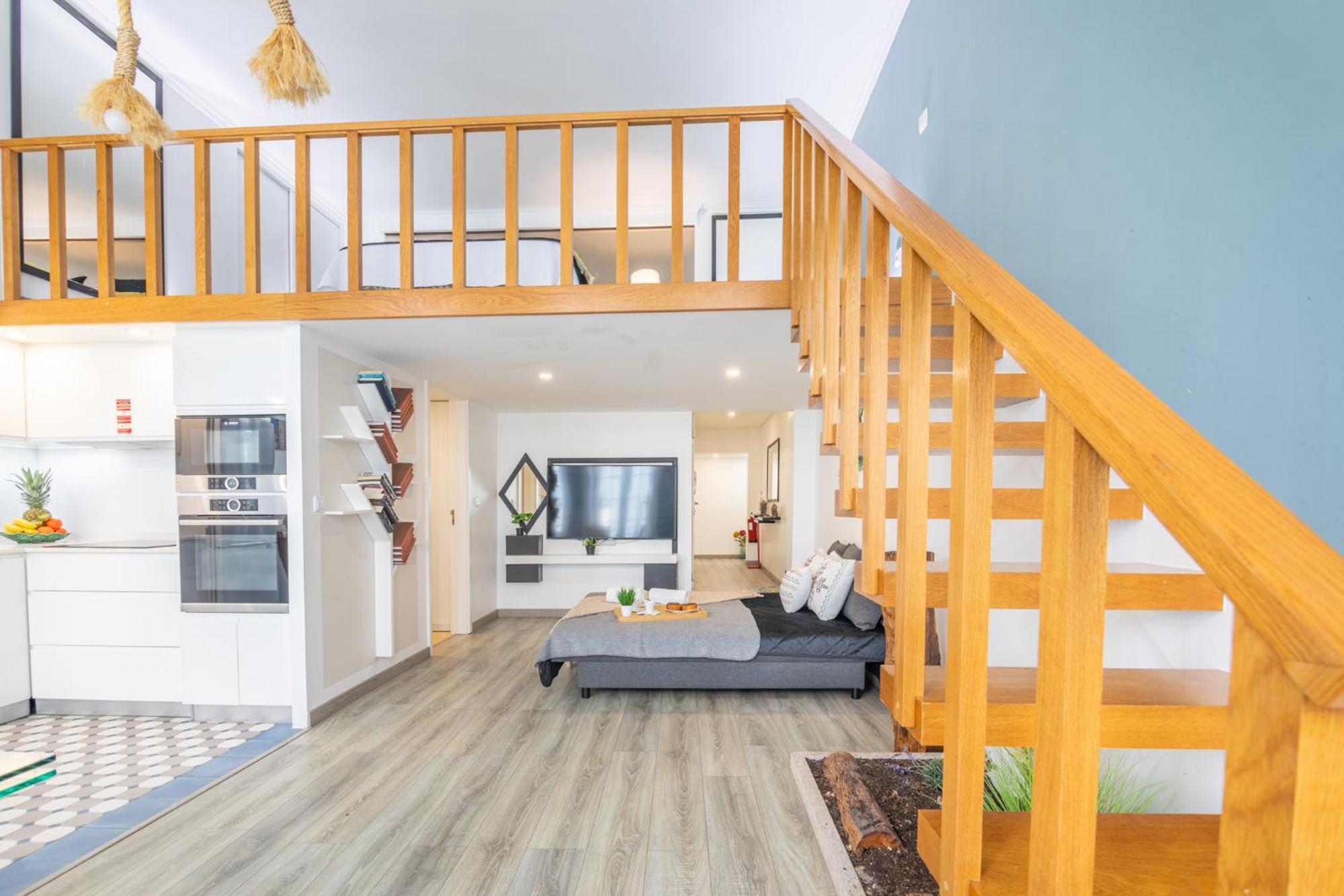 Deluxe Spacious Flats W Mezzanine By Host Wise Apartment Porto Exterior foto